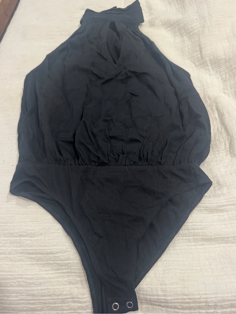 Forever 21 Black Halter-Style Kids One-Piece Bodysuit